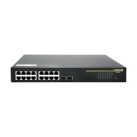   DCN Switch 250W PoE/PoE+ 16x10/100/1000Base-T + 2x100/1000Base-X SFP, 250 Watt PoE budget