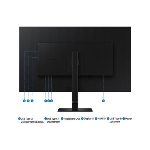 SAMSUNG VA monitor 37" S80D, 3840x2160, 16:9, 350cd/m2, 5ms, HDMI/DisplayPort/3xUSB