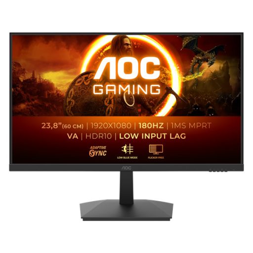 AOC Gaming 180Hz monitor 23.8" 24G15N2, 1920x1080, 16:9, 250 cd/m2, 1 ms, HDMI/DisplayPort