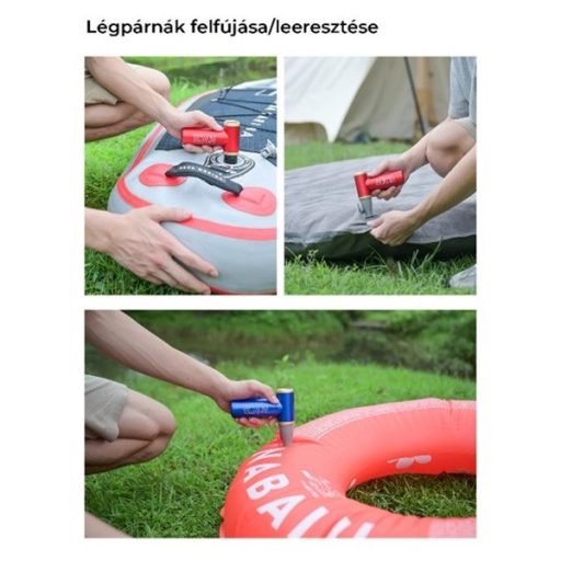 KICA FY4822 JetFan 2S KIT multifunkciós légfúvó porszívó fejjel, 117000 for. / perc, 27,5 m/s üzemidő 4,5 óra, fekete