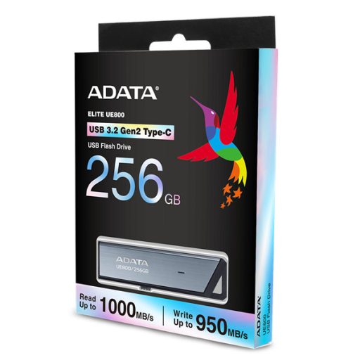 ADATA Pendrive 256GB, UE800, USB 3.2, Type-C