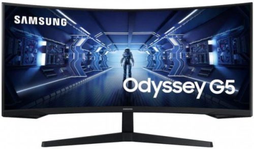 SAMSUNG 34" LC34G55TWWPXEN UWQHD VA 21:9 1ms ívelt gamer ultrawide monitor