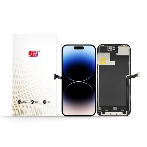 JH Apple iPhone 14 Pro Max (6.7) fekete LCD kijelző érintővel (removable IC)