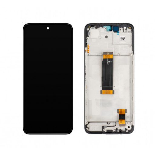 Xiaomi Redmi 13 5G / 13 / Poco M6 / M6 4G fekete gyári LCD kijelző érintővel és kerettel (560001N19A00)