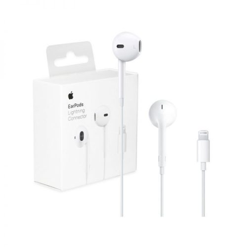 BLISZTERES A1748 Apple EarPods iPhone gyári sztereo headset lightning csatlakozóval (MMTN2ZM/A)