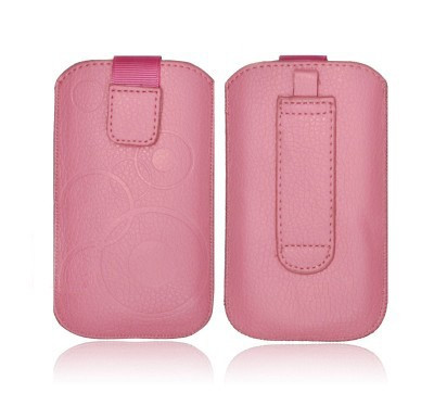 Forcell Deko univerzális kihúzós tok - Nokia 302 Asha/N8/N97 Mini Maxcom MM428 pink