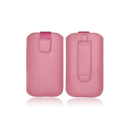 Forcell Deko univerzális kihúzós tok - Nokia 302 Asha/N8/N97 Mini Maxcom MM428 pink