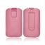 Forcell Deko univerzális kihúzós tok - Nokia 302 Asha/N8/N97 Mini Maxcom MM428 pink