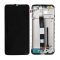 Xiaomi Redmi 9A / 9AT / 9C fekete LCD kijelző érintővel és kerettel