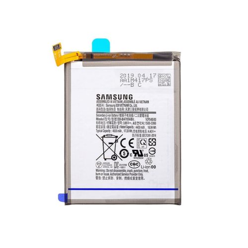 Samsung EB-BA705ABU gyári akkumulátor Li-Ion 4500mAh (Galaxy A70 (2019))