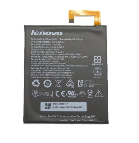 Lenovo L13D1P32 gyári akkumulátor 4290mAh (Ideapad A8-50 A5500)