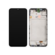   Samsung A155 / A156 Galaxy A15 4G / A15 5G fekete gyári LCD kijelző érintővel és kerettel