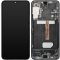 Samsung SM-S906 Galaxy S22 Plus (2022) Graphite szürke (GH82-27501E) gyári LCD kijelző érintővel és kerettel