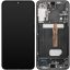 Samsung SM-S906 Galaxy S22 Plus (2022) Graphite szürke (GH82-27501E) gyári LCD kijelző érintővel és kerettel