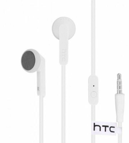 HTC 39H00004-02M fehér 3,5mm jack gyári sztereo headset