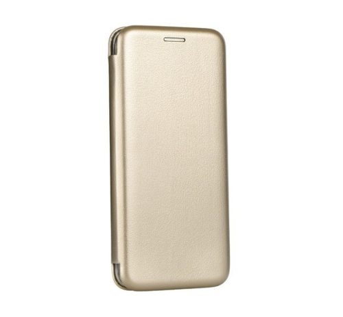 Forcell Elegance Xiaomi Redmi Note 5A Prime oldalra nyíló mágneses könyv tok szilikon belsővel arany