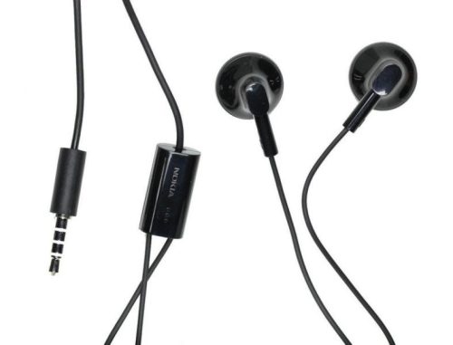 Nokia WH-109 fekete gyári sztereo headset