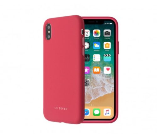 So Seven SMOOTHIE ROUGE Apple iPhone XR (6.1) szilikon hátlapvédő tok piros