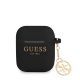 Guess 4G Charms Apple AirPods 1/2 szilikon tok fekete (GUA2LSC4EK)