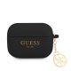 Guess 4G Charms Apple Apple Airpods Pro szilikon tok fekete (GUAPLSC4EK)