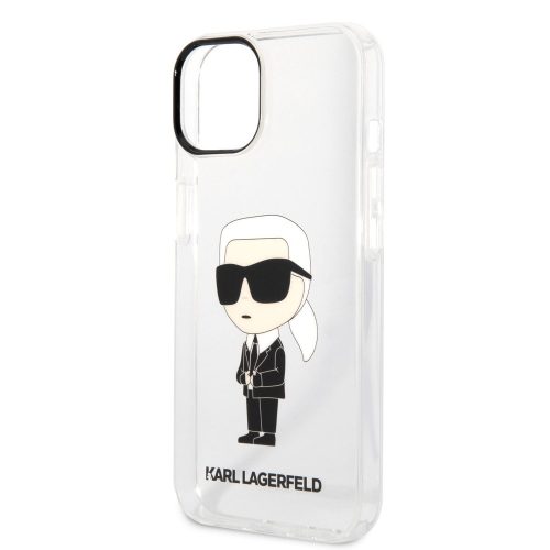 Karl Lagerfeld IML Ikonik NFT Apple iPhone 14 Plus (6.7) hátlapvédő tok átlátszó (KLHCP14MHNIKTCT)