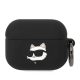 Karl Lagerfeld 3D Logo NFT Choupette Head Apple Airpods Pro szilikon tok fekete (KLAPRUNCHK)