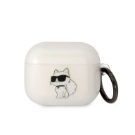   Karl Lagerfeld 3D Logo NFT Choupette TPU Apple Airpods 3 szilikon tok fehér (KLA3HNCHTCT)