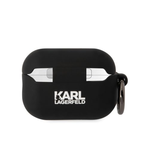 Karl Lagerfeld 3D Logo NFT Karl Head Apple Airpods Pro 2 szilikon tok fekete (KLAP2RUNIKK)