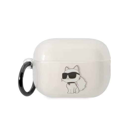 Karl Lagerfeld 3D Logo NFT Choupette TPU Apple Airpods Pro 2 szilikon tok fehér (KLAP2HNCHTCT)