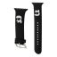 Karl Lagerfeld Karl and Choupette Head Apple Watch 38/40/41 mm óraszíj fekete (KLAWMSLKCNK)