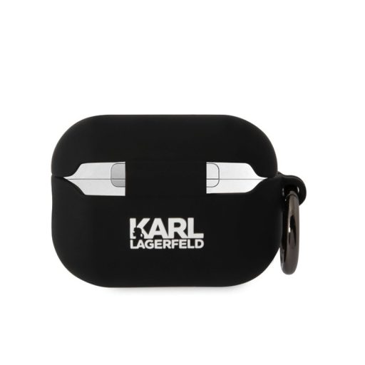 Karl Lagerfeld 3D Logo NFT Karl and Choupette Apple Airpods Pro 2 szilikon tok fekete (KLAP2RUNKC)