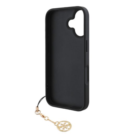Guess 4G Charms Apple iPhone 16 Plus (6.7) hátlapvédő tok szürke (GUHCP16MGF4GCK)