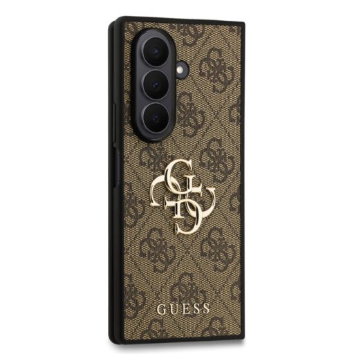 Guess Samsung F966B Galaxy Z Fold7 PU 4G Metal Logo hátlapvédő tok barna (GUHCZFD74GMGBR)