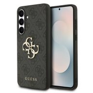   Guess PU 4G Metal Logo Samsung S731B Galaxy S25 FE hátlapvédő tok szürke (GUHCS25FE4GMGGR)