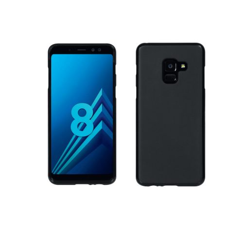 Mobilis T Series Samsung Galaxy A8 TPU hátlapvédő tok fekete