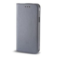   Smart magnet Nokia 9 oldalra nyíló mágneses könyv tok szilikon belsővel szürke