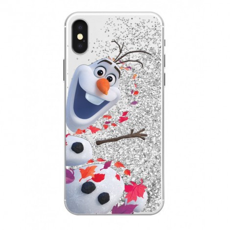 Disney szilikon tok - Olaf 003 Samsung G973F Galaxy S10 átlátszó liquid glitter (DPCOLAF621)