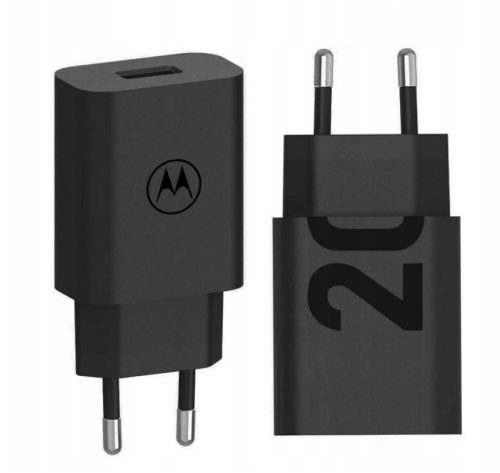 Motorola MC-202 fekete gyári hálózati 3A töltő USB-A csatlakozóval 20W