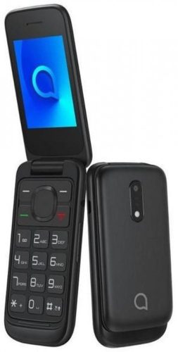 Alcatel 2053D nagygombos, dual sim-es, kártyafüggetlen kinyitható mobiltelefon fekete