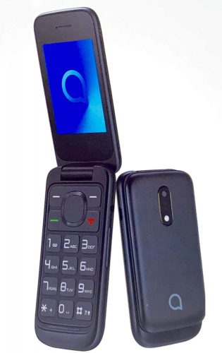 Alcatel 2053X nagygombos, kártyafüggetlen kinyitható mobiltelefon fekete