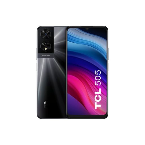 TCL 505 4/128GB Dual SIM kártyafüggetlen érintős mobiltelefon, szürke, 6.75 inch