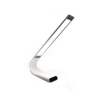   Astrum NL050 ezüst prémium asztali akkumulátoros állítható aluminíum LED lámpa hideg fehér/ meleg fehér