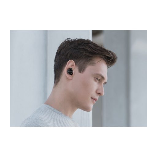 Astrum ET300 univerzális fekete bluetooth 4.1 MINI True Wireless sztereo fülhallgató szett mikrofonnal, dokkolóval, A10530-B