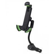   Astrum SH540 2in1 univerzális szivargyújtós autós tartó/töltő 4"-6,3" 2XUSB 3,1A 10W