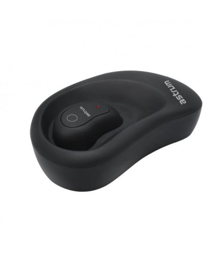 Astrum ET190 fekete BT 4.1 multipoint CSR mini bluetooth headset dokkolóval, töltőkábellel, Android/IOS