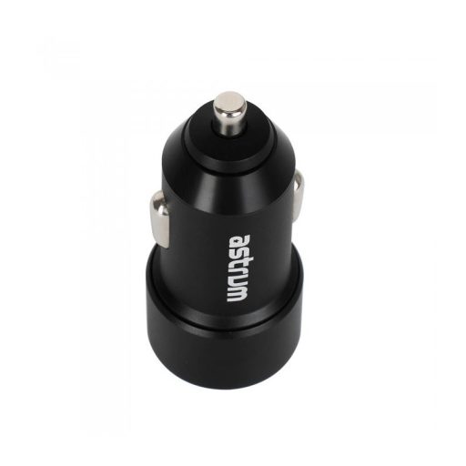 Astrum CC300 prémium fémházas gyorstöltő (Quick Charge 3.0) autós töltő 2X USB, (USB 2.4A 12W + USB QC 3.0 18W)