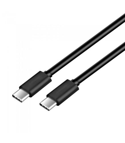 Astrum UT332 1,2m Type-C - Type-C csomagolt adatkábel, USB 2.0, 2A, fekete