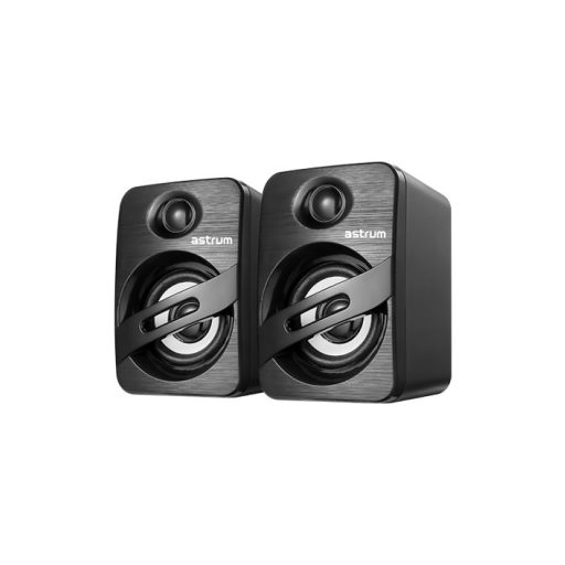 Astrum SU125 2.0 csatornás 3,5MM multimédia hangszóró USB-s áramellátással, hangerőszabályozóval, 2 X 3W