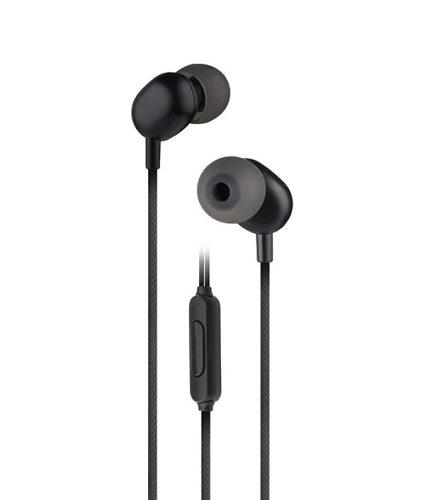 Astrum EB170 univerzális 3,5mm jack fekete sztereó headset mikrofonnal