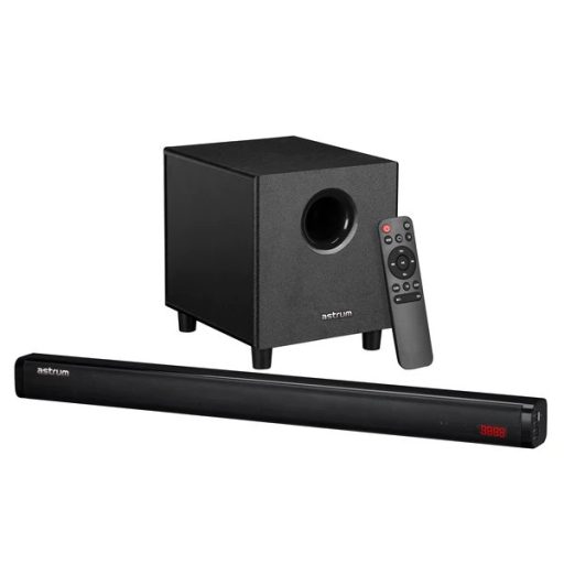 Astrum SM310 2.1 multimédia soundbar szett távirányítóval Bluetooth/FM/USB/microSD/AUX 50W